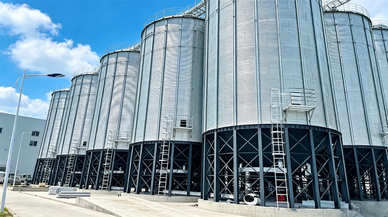 Erection Sequence of Steel Structure: Complete Spiral Silo Assembly Guide