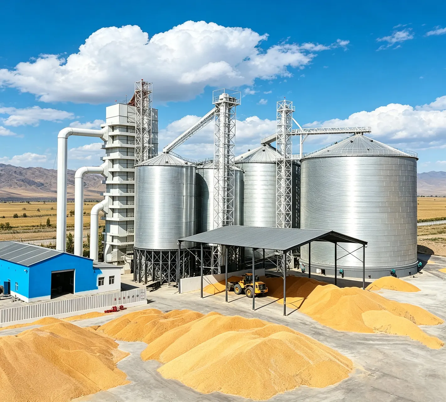 Continuous Grain Drying Tower