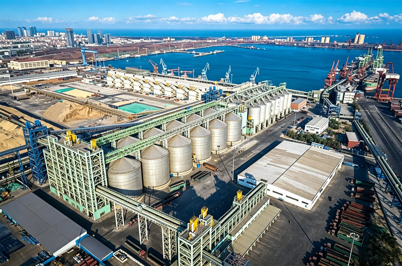 5×2000T Grain Silos Project — Philippines