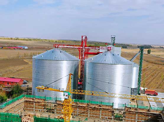 Hopper-Bottom Grain Bin